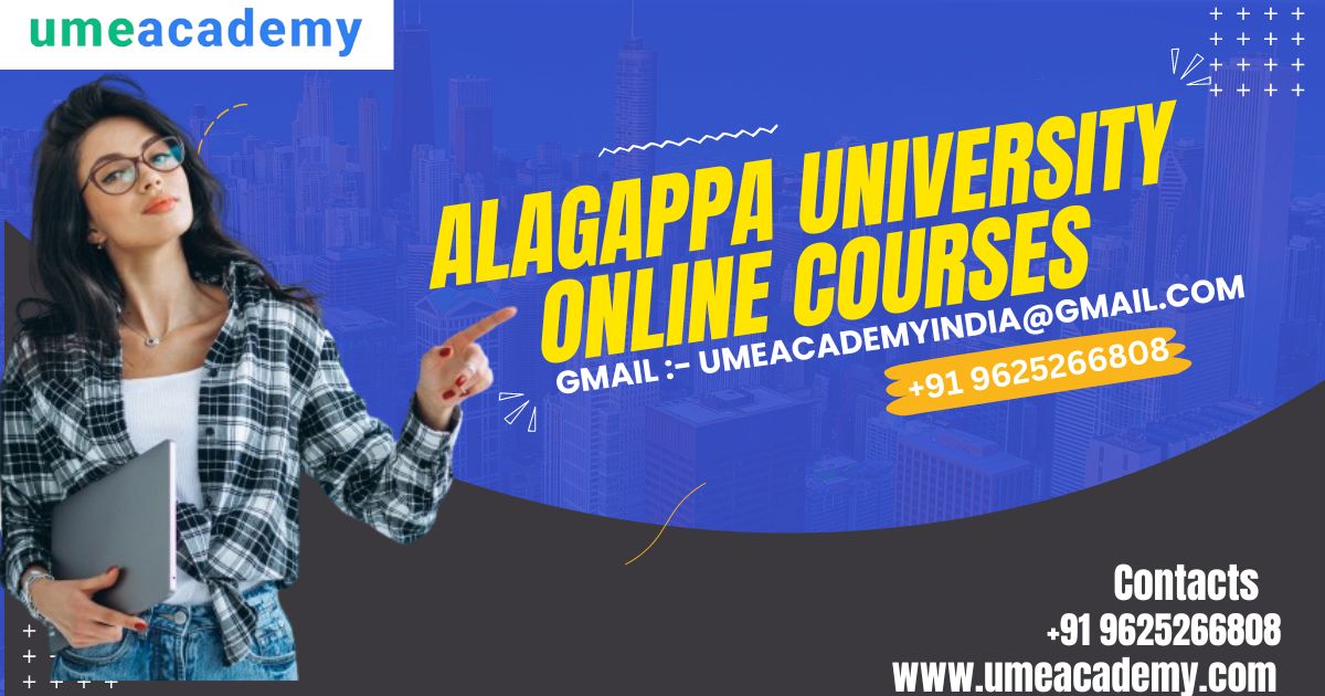 Alagappa University Online Courses